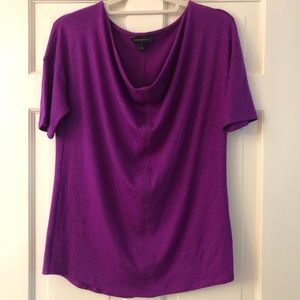 Banana Republic Purple Knit Top